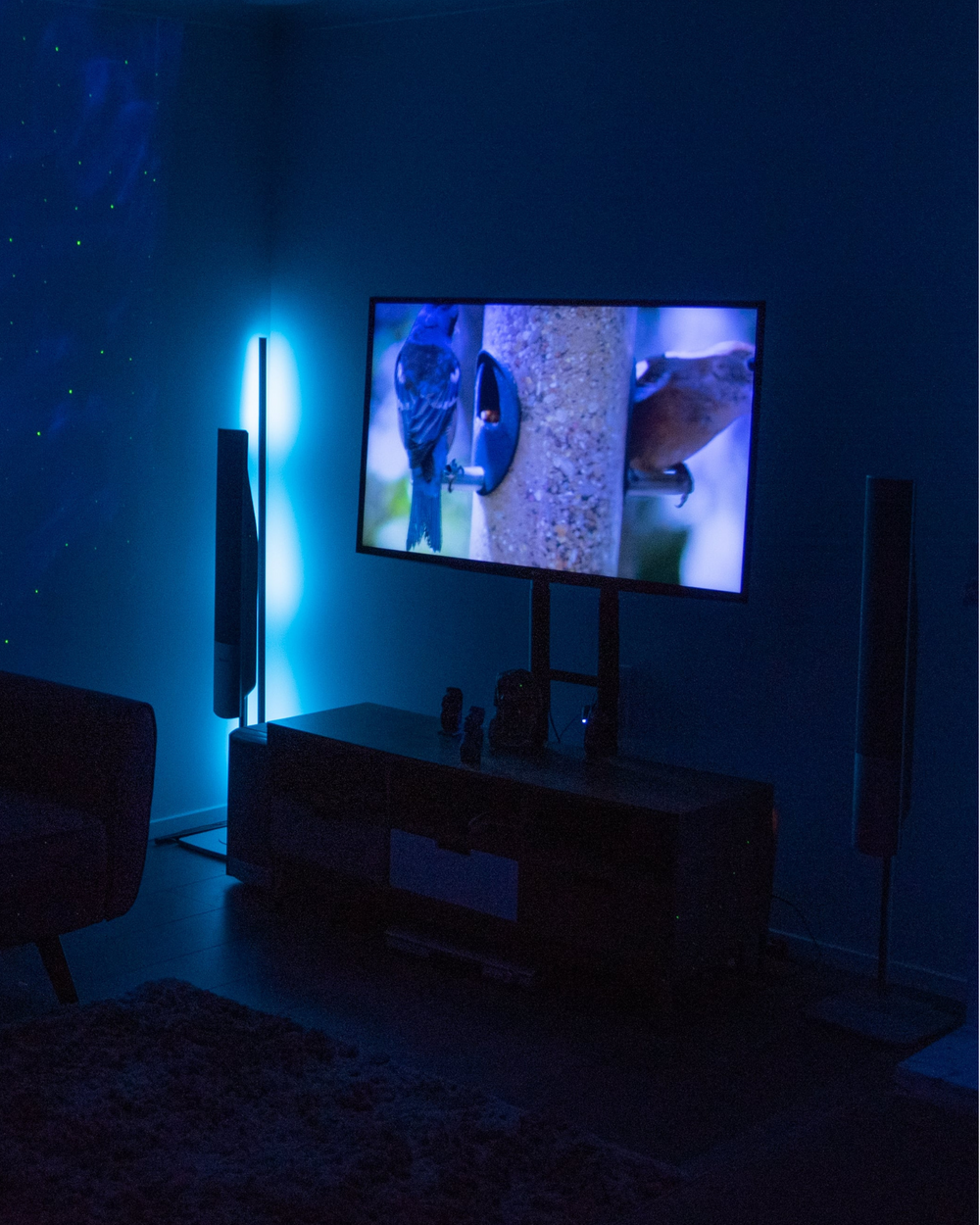 Mimosa Corner Lamp lights of the galaxy