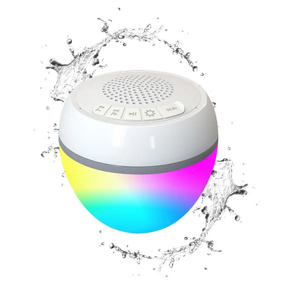 Agua Floating Waterproof Speaker with RGB LED Light lights of the galaxy